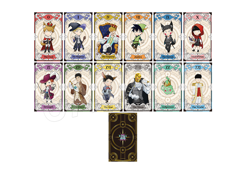 「TVアニメ『モブサイコ100 Ⅲ』×Chugai Grace Cafe〜師匠のBirthday Festival〜」ふぉーちゅん☆Tarot Stayle Cards