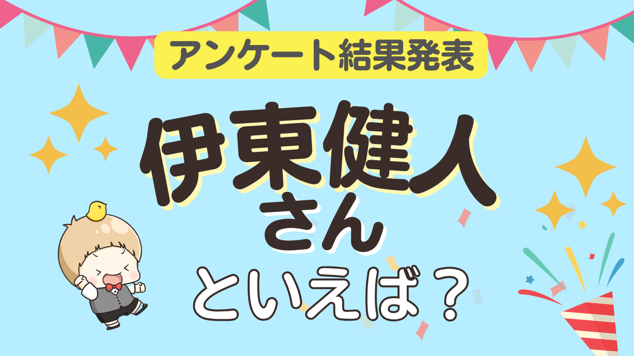 みんなが選ぶ「伊東健人さんが演じるキャラといえば？」ランキングTOP10！【2023年版】