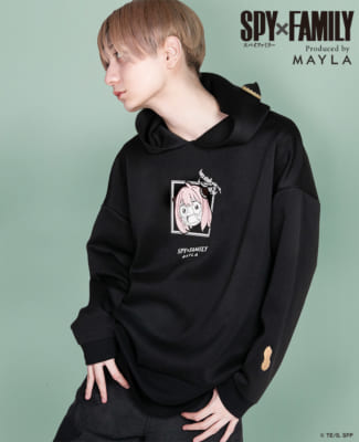 『SPY×FAMILY』×「MAYLA」コラボフーディ（ブラック）