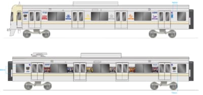 ラッピング車両