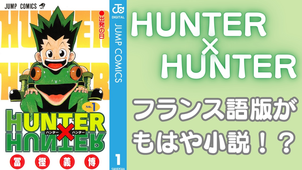 『HUNTER×HUNTER』フランス語版がもはや小説！？「絶対お土産になるやつ」