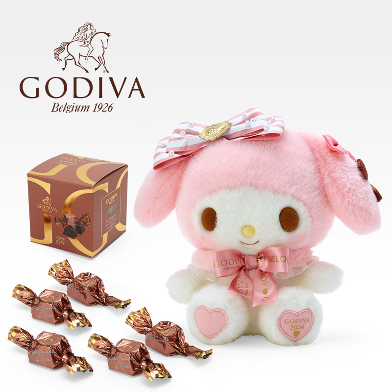 「サンリオキャラクターズ GODIVAギフトセット」ドール＆GODIVA 2024 マイメロディ