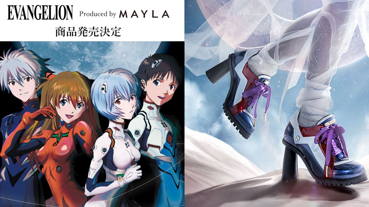 「エヴァンゲリオン×MAYLA」ヒールスニーカーが2月16日から予約開始！パイロットイメージの全4種