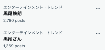 3月29日(金)のXトレンド