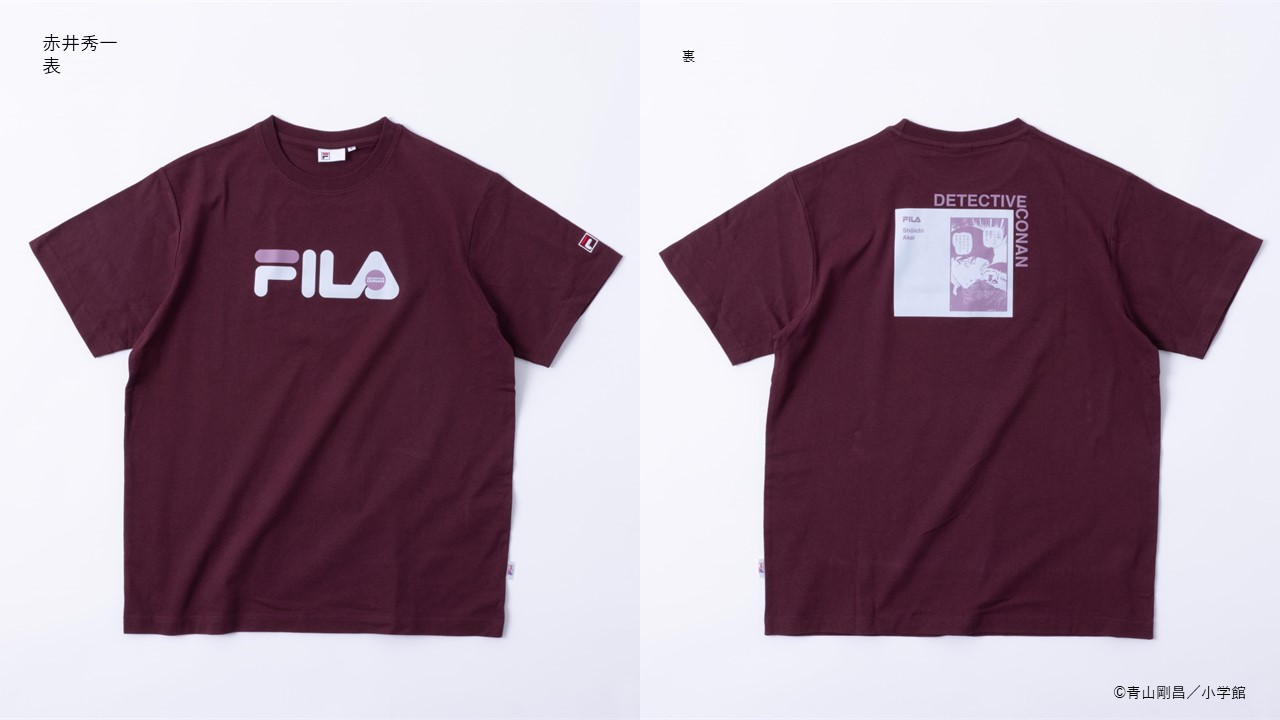 「名探偵コナン×FILA」Tシャツ（赤井秀一）