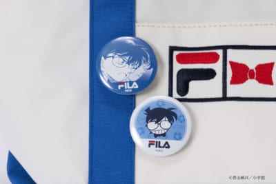 「名探偵コナン×FILA」トートバッグ（缶バッジ）