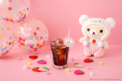 「KORILAKKUMA 20th ANNIVERSARY CAFE」・アイスコーヒー・アイスティー・コーラ・オレンジ・ジンジャーエール税込各790円