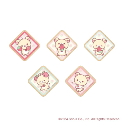 「KORILAKKUMA 20th ANNIVERSARY CAFE」ウッドマグネット（ランダム5種）　　税込880円