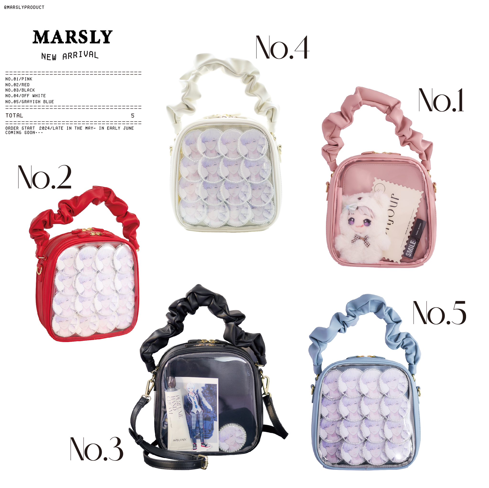 「MARSLY」新作推し活バッグが超キュート！ぬいや長財布までバッチリ収納「ミニ痛バ作るのにいいかも」