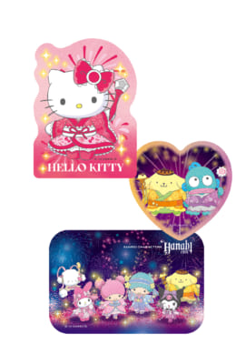 Happyくじ「Sanrio characters HANABI 2024」ダイカットステッカー賞