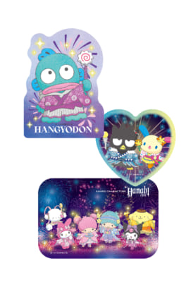 Happyくじ「Sanrio characters HANABI 2024」ダイカットステッカー賞