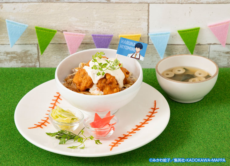 「忘却バッテリーカフェ」俺たちの青春丼 【清峰 葉流火】唐揚げ丼