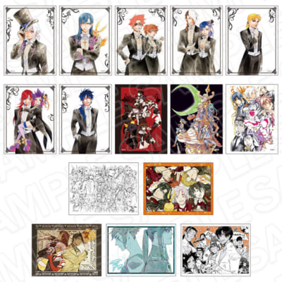 「『D.Gray-man』 POP UP SHOP」ミニキャンバスアート(ブラインド)　vol.1 価格：1,100円(税込) /セット16,500円(税込)