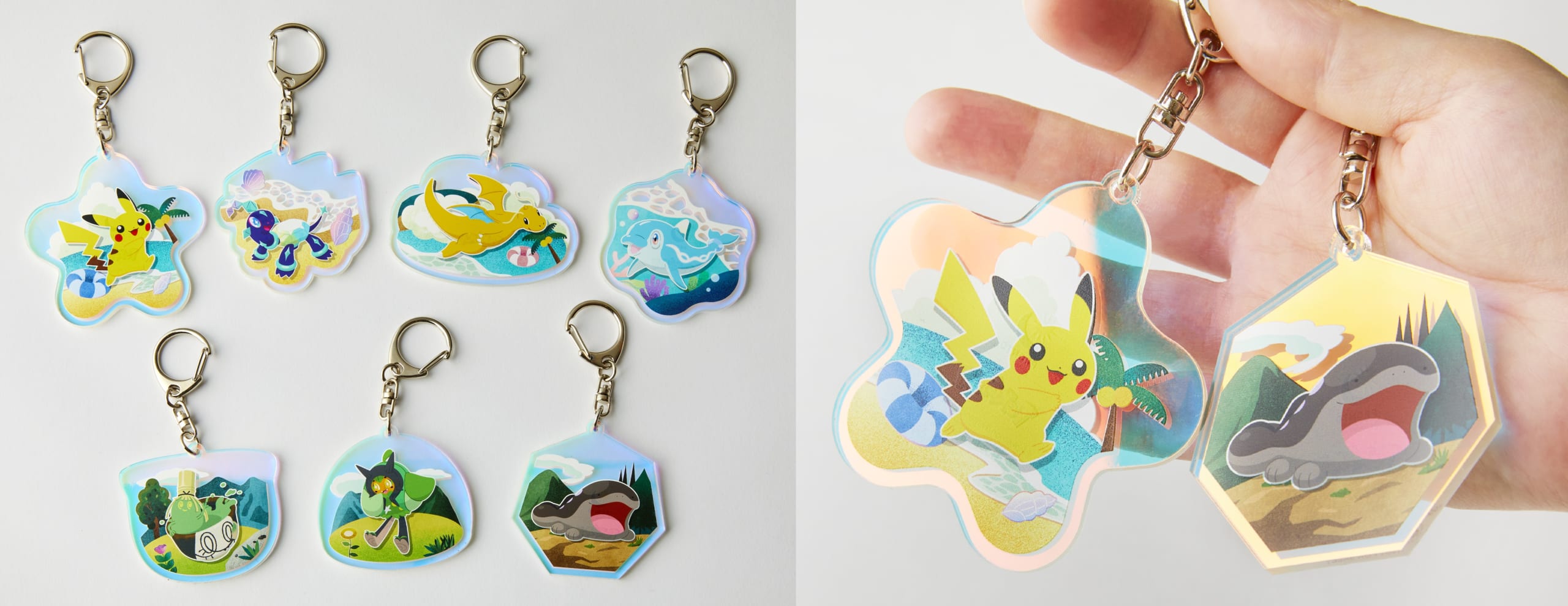 「ポケモン×プロント」ポケモンオリジナルオーロラアクリルキーホルダー（全7種）