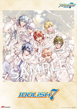 『アイドリッシュセブン』IDOLiSH7 3rd Album「LEADiNG TONE」アニメイト：A3クリアポスター＆ビジュアルカード（W63mm×H88mm）