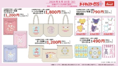 「CCさくら×アベイル」グッズ②