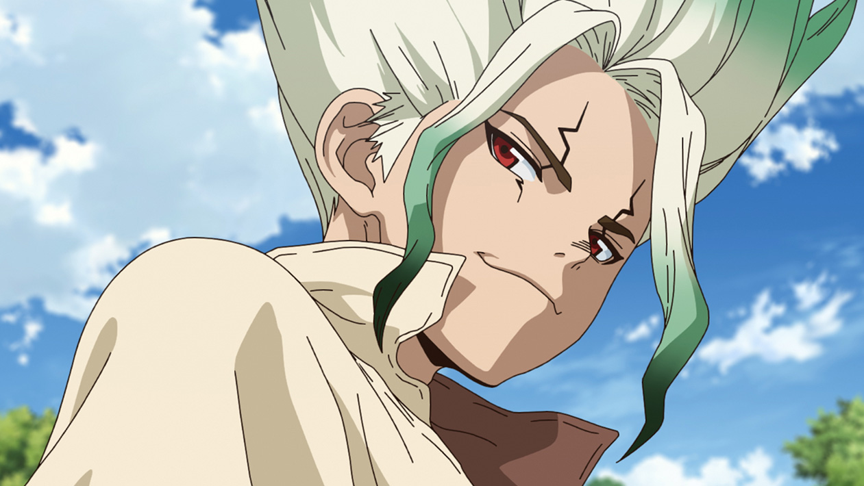 「ヘアセット前後でギャップがすごいキャラ」ランキング第6位：『Dr.STONE』石神千空（普段の姿）