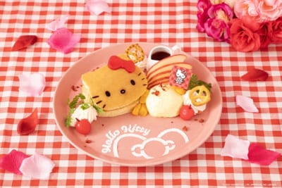 「ハローキティ50周年記念カフェ」Hello Kitty Pancake