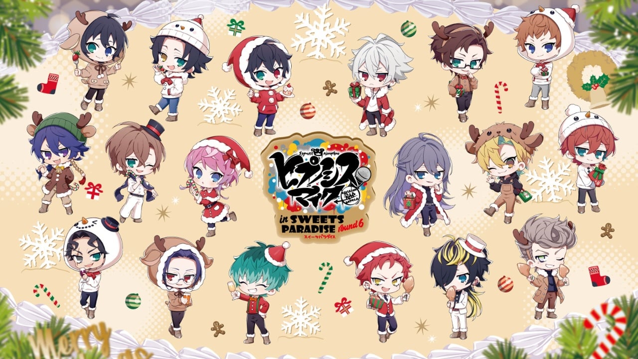 「ヒプマイ×スイパラ」コラボカフェ第6弾のメニュー解禁！クリスマス描き起こしに「みんな可愛い」