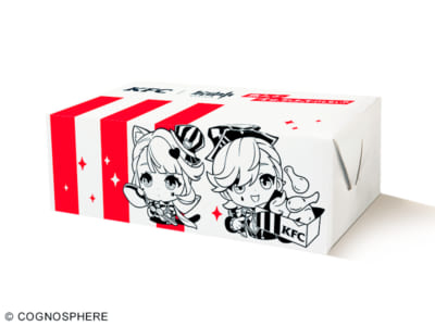 「原神×KFC」コラボ「限定デザインディナーBOX」イメージ