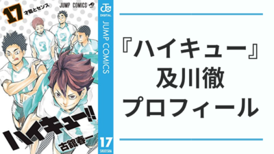 『ハイキュー』及川徹（おいかわとおる）のプロフィールまとめ