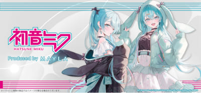 「初音ミク×MAYLA」アイコニック ダウンジャケット（ホワイト）