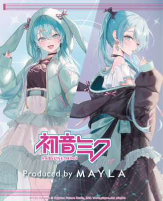 「初音ミク×MAYLA」コラボイラスト