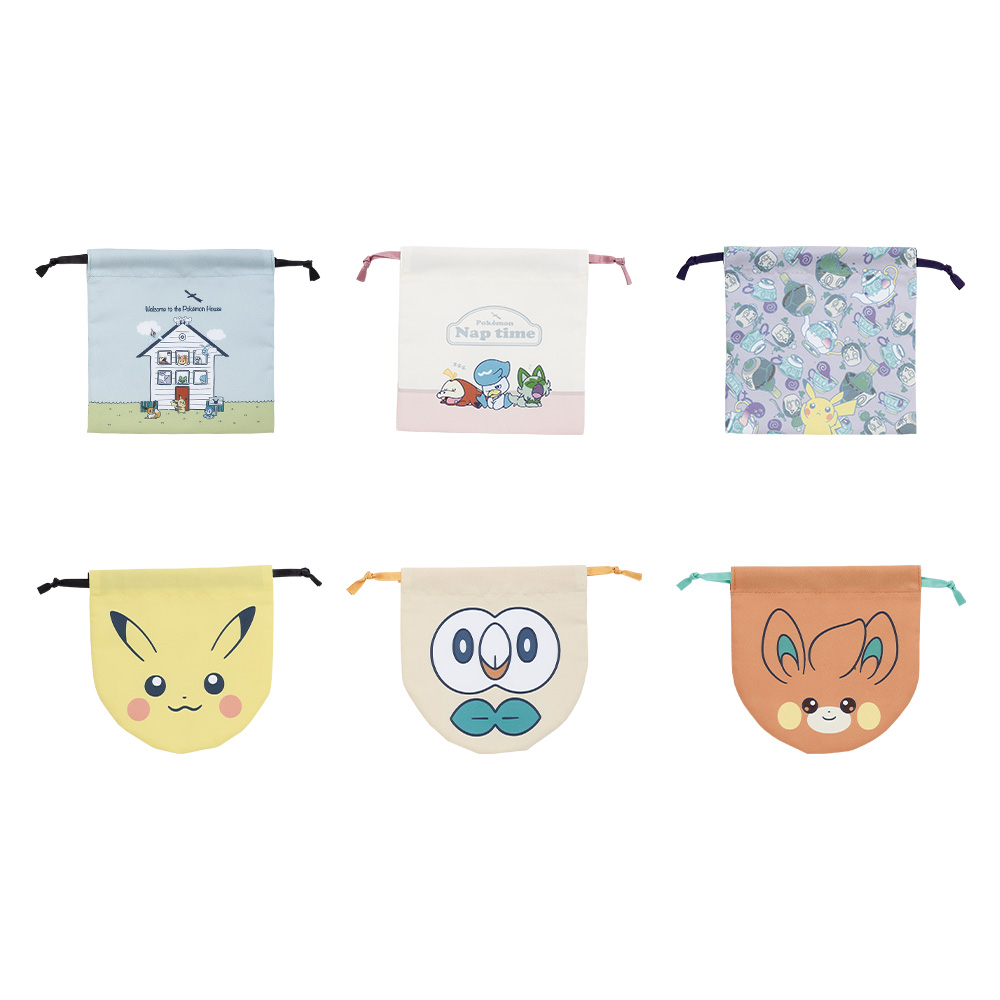 「2024 Pokémon Collection くじ ～Welcome to the Pokémon House～」F賞 巾着コレクション