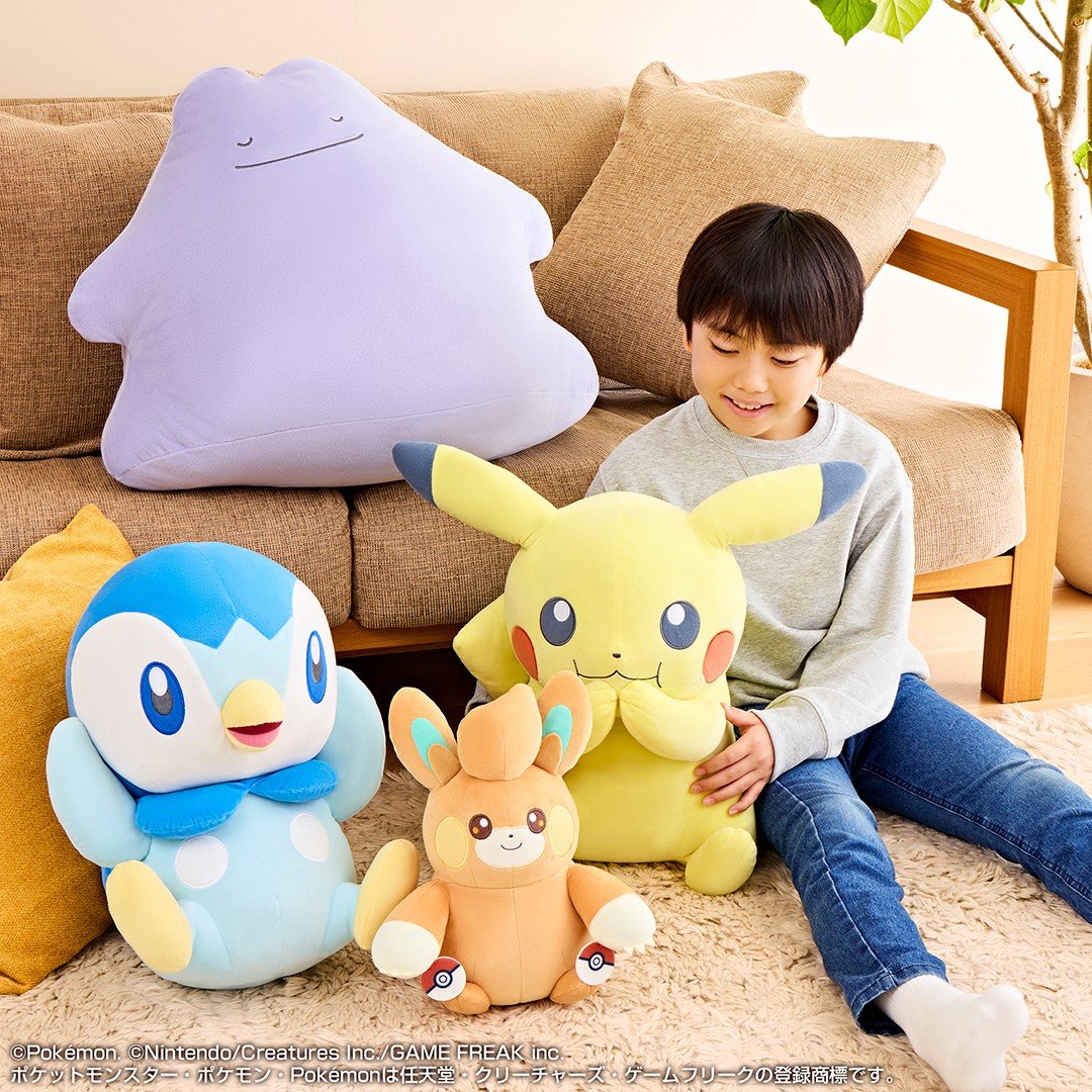 「ポケモン×一番くじ」11月22日より発売！等身大サイズピカチュウぬい・ヤドンの土鍋に「散 財 確 定」