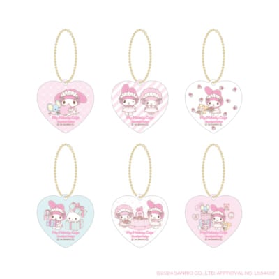 「My Melody Cafe ～Heartful Party～」アクリルキーホルダー（ランダム6種）