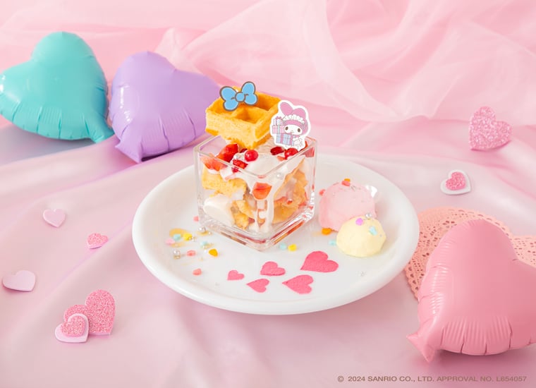 「My Melody Cafe ～Heartful Party～」マイメロディ♡ワッフルボックス