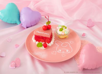 「My Melody Cafe ～Heartful Party～」【バースデーメニュー】みんなでお祝い♡デコプレート