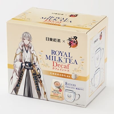 日東紅茶 ロイヤルミルクティーデカフェ × 刀剣乱舞コラボセット 鶴丸国永