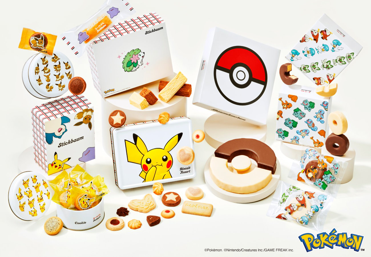 「ポケモン×ユーハイム」2025年バレンタイン商品が可愛すぎ！御三家のパッケージやモンスターボールバウムが登場