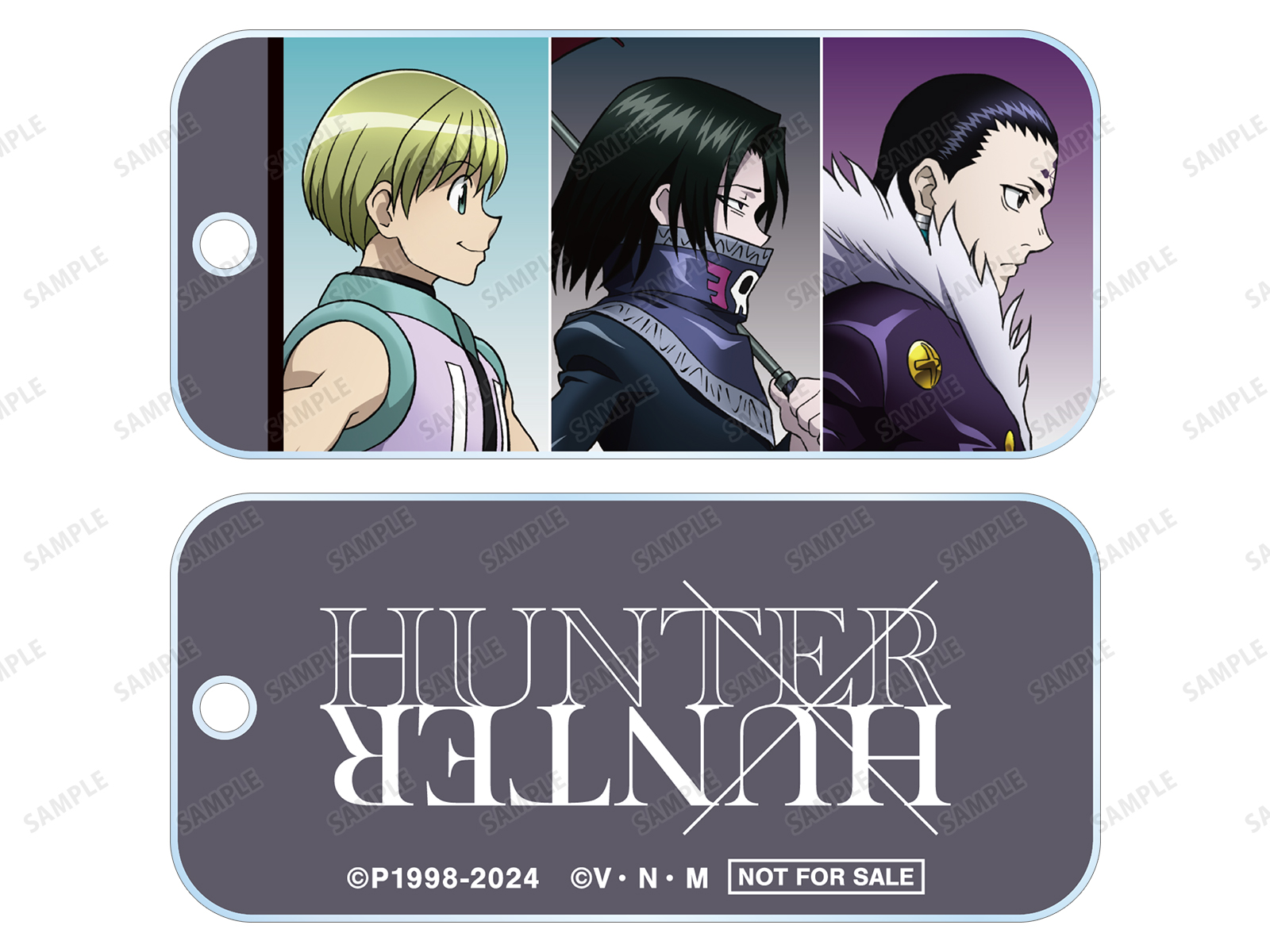 「『HUNTER×HUNTER』アニメイトフェア in 2024 Winter」描き下ろし クロロ&シャルナーク&フェイタン 歩みver. アクリルキータグ アニメイト限定特典