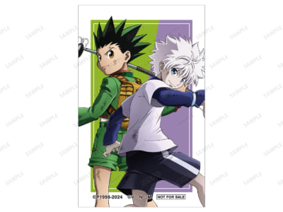 「『HUNTER×HUNTER』アニメイトフェア in 2024 Winter」描き下ろし ゴン&キルア 戦う背中ver. イラストカード アニメイト限定特典