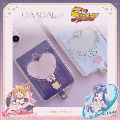 「ふたりはプリキュア×GAACAL」カードケースフォンタブ型