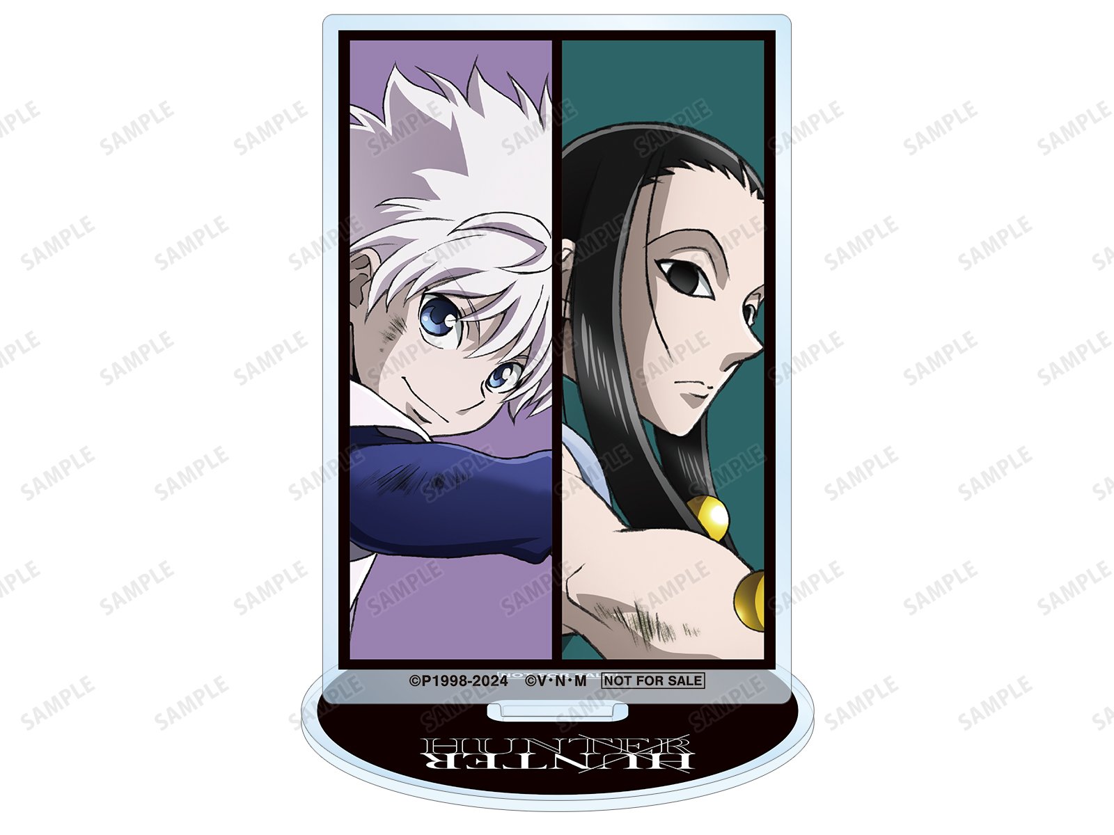 「『HUNTER×HUNTER』アニメイトフェア in 2024 Winter」描き下ろし キルア&イルミ 戦う背中ver. アクリルスタンド アニメイト限定特典