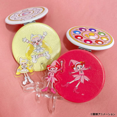 「おジャ魔女どれみ×サンキューマート」コンパクトミラー／アクリルリング 2P