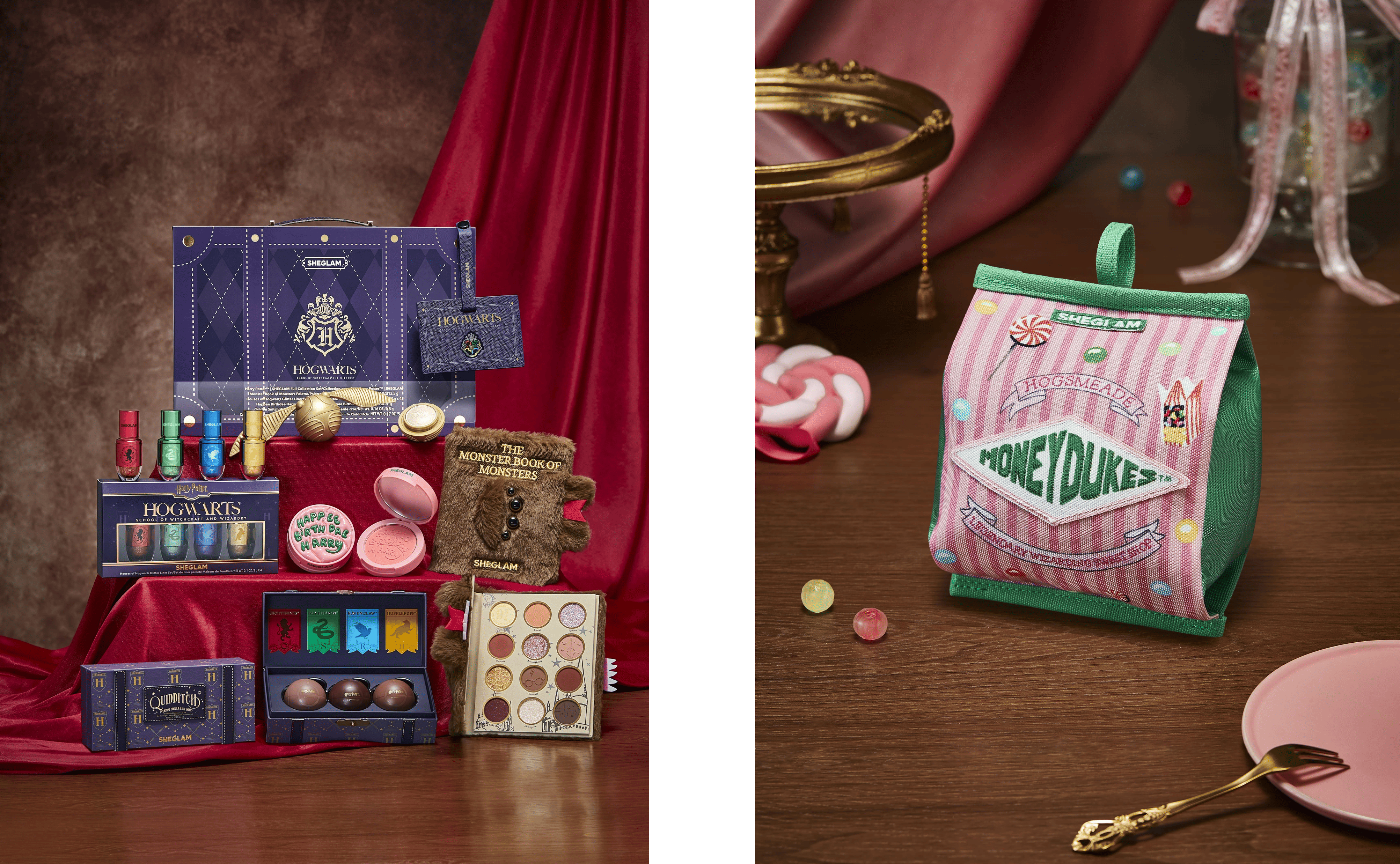 「ハリー・ポッター×SHEGLAM」Harry Potter™ | SHEGLAM Full Collection Set／Sweet Tooth Makeup Bag