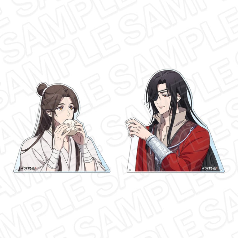 「天官賜福×THEキャラCAFE」　特大ダイカットアクリルボード 食べ歩き ver.