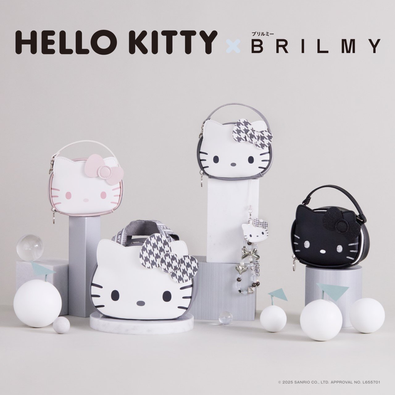 「ハローキティ×BRILMY」ズボラに優しいミニコスメポーチが登場！リップが縦に収納可能&オシャレなデザイン