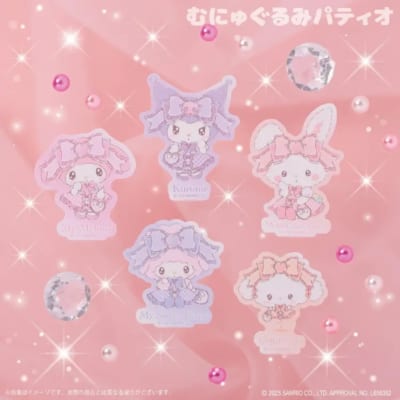 サンリオキャラクターズ「Sweetie♡シリーズ」ダイカットステッカー（全5種）：330円（税込）