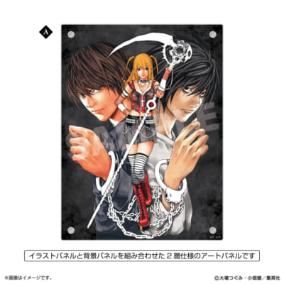 「DEATH NOTE –My Dear Light-POP UP SHOP」アクリルアートパネルA 