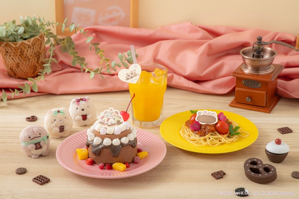 「すみっコぐらしカフェ～喫茶すみっコでチョコレートフェア～」喫茶すみっコのケーキセット