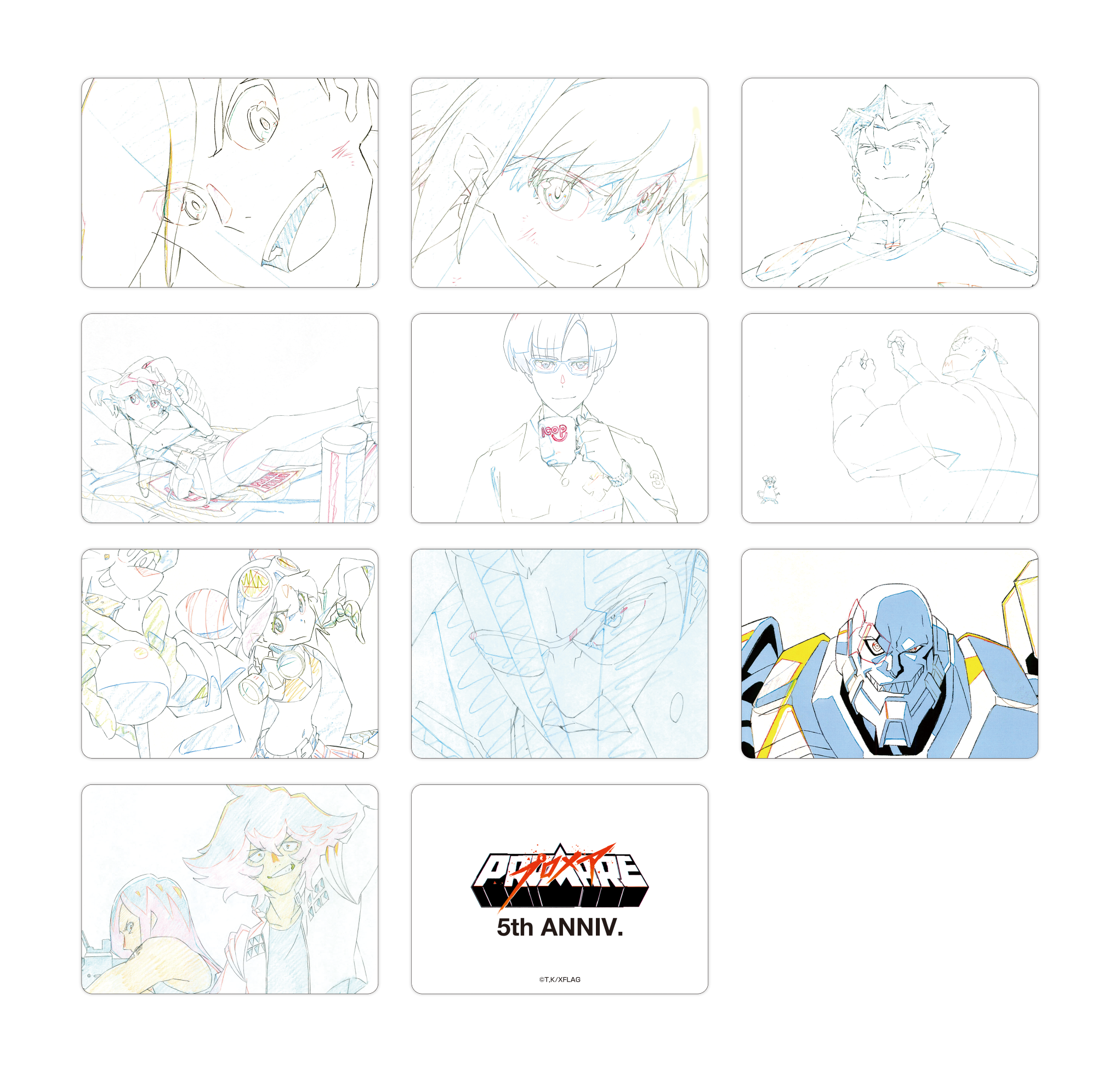 「THE MAKING OF PROMARE 展」ランダム原画カード（全10種）¥400