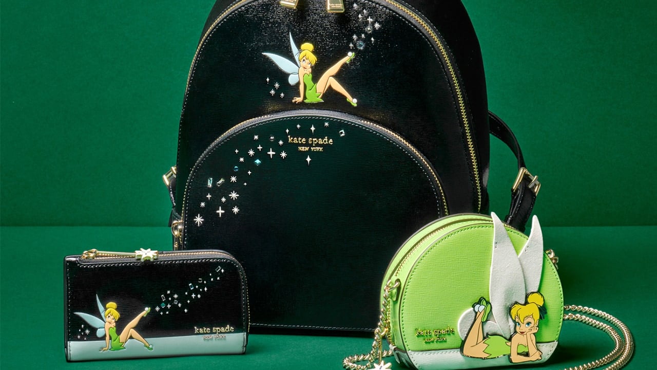 『ピーターパン』ティンカー・ベルが「kate spade NEW YORK」に登場！ストーンが散りばめられたバッグ・ウォレットなど