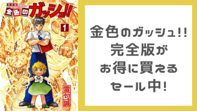 『金色のガッシュ！！ 完全版』がお得に買えるセール実施中