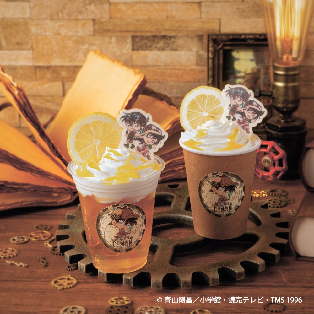 「名探偵コナン大阪城本陣SPECIAL SHOP」新一＆蘭のレモンクリームティー（HOT/COLD）