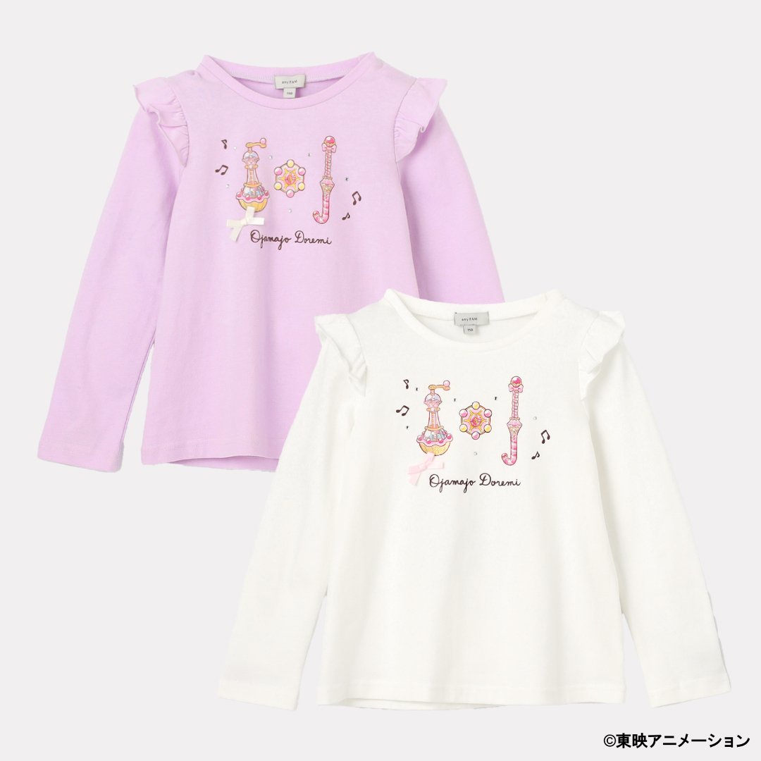 【も～っと！おジャ魔女どれみ×any FAM】長袖Tシャツ